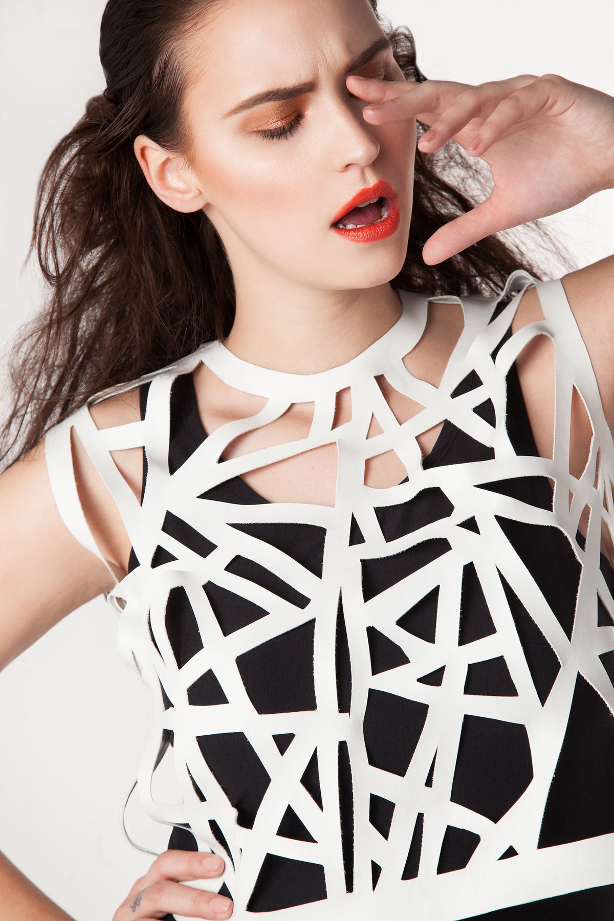 Geometric Cutout Vest - LIMITED Time Only - Rebecca Rae Design Inc.